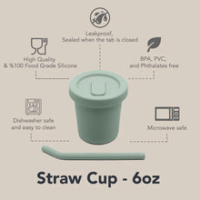 Load image into Gallery viewer, Silicone Straw Cup
