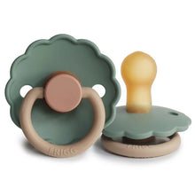 Load image into Gallery viewer, FRIGG Daisy Colourblock Natural Rubber Pacifier
