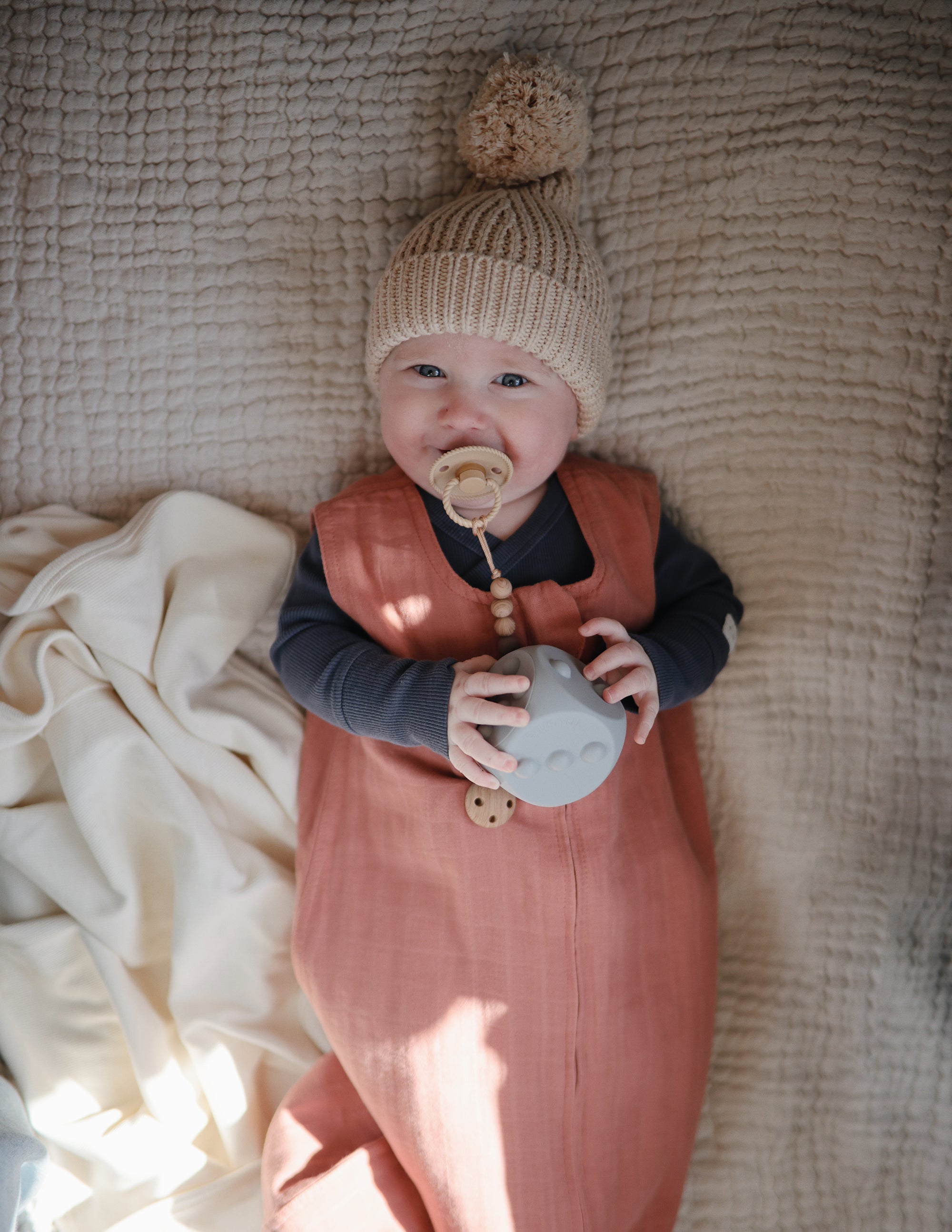 Mushie Muslin Sleep Sack Cedar