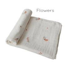 Load image into Gallery viewer, Organic Cotton Muslin Swaddle Blanket
