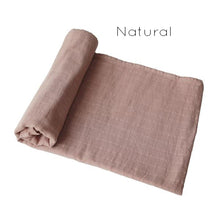 Load image into Gallery viewer, Organic Cotton Muslin Swaddle Blanket
