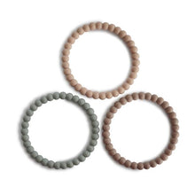 Load image into Gallery viewer, Pearl Teething Bracelet 3-Pack
