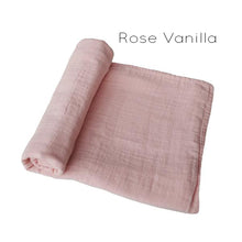 Load image into Gallery viewer, Organic Cotton Muslin Swaddle Blanket
