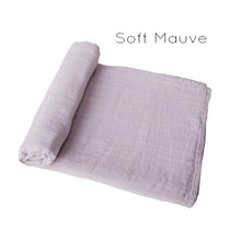 Load image into Gallery viewer, Organic Cotton Muslin Swaddle Blanket
