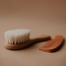 Load image into Gallery viewer, Wooden Baby Brush &amp; Comb Set

