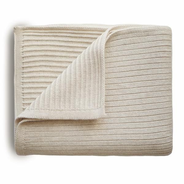 Cotton knit baby blanket outlet