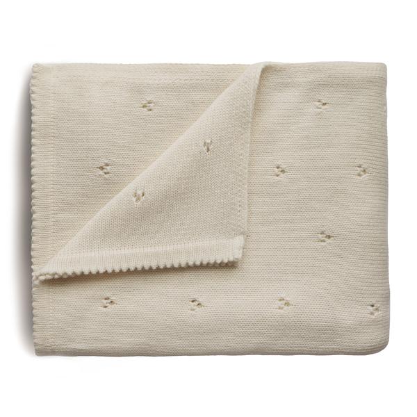 Knit Cotton Baby Blanket