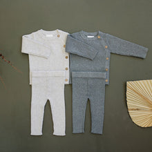 Load image into Gallery viewer, Ribbed Knit Layette Set
